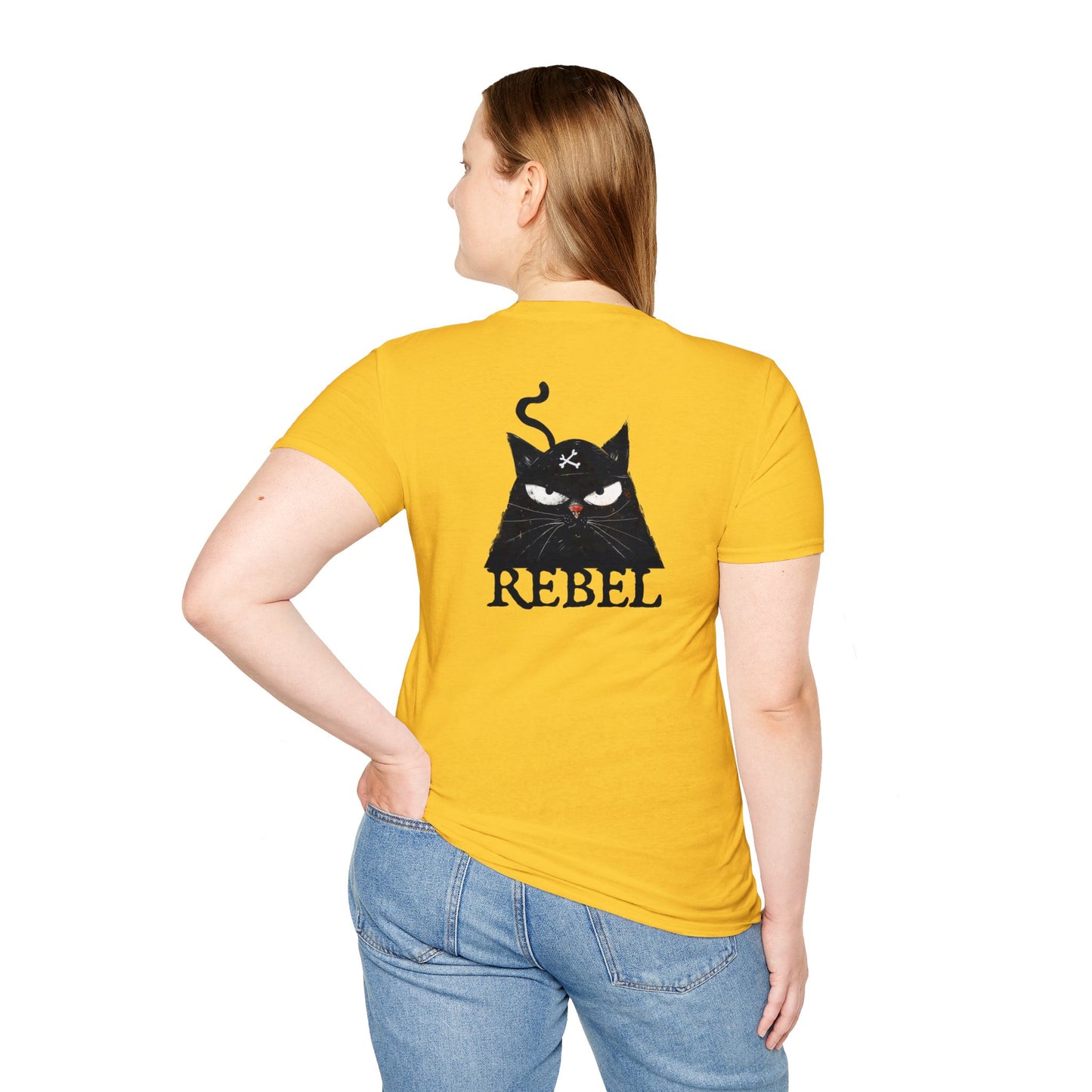 Rebel Cat T-Shirt - Express Your Individuality