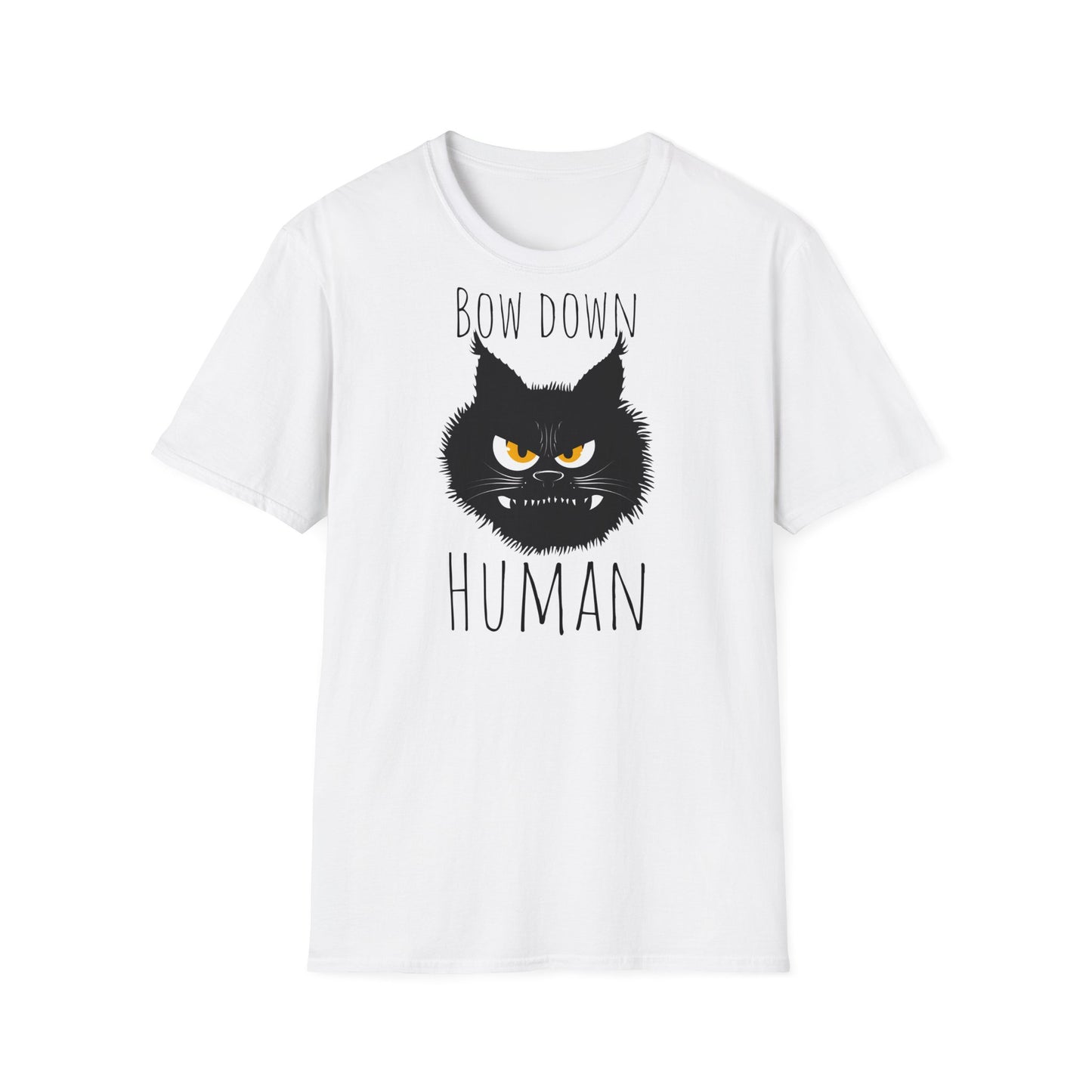 Bow Down Human Cat T-Shirt