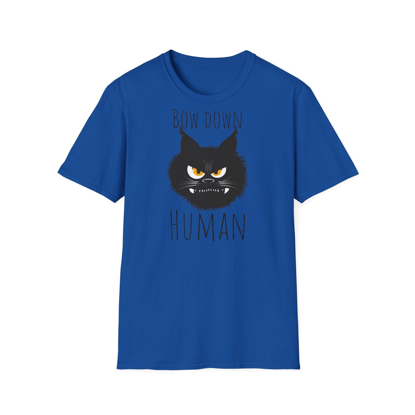 Bow Down Human Cat T-Shirt