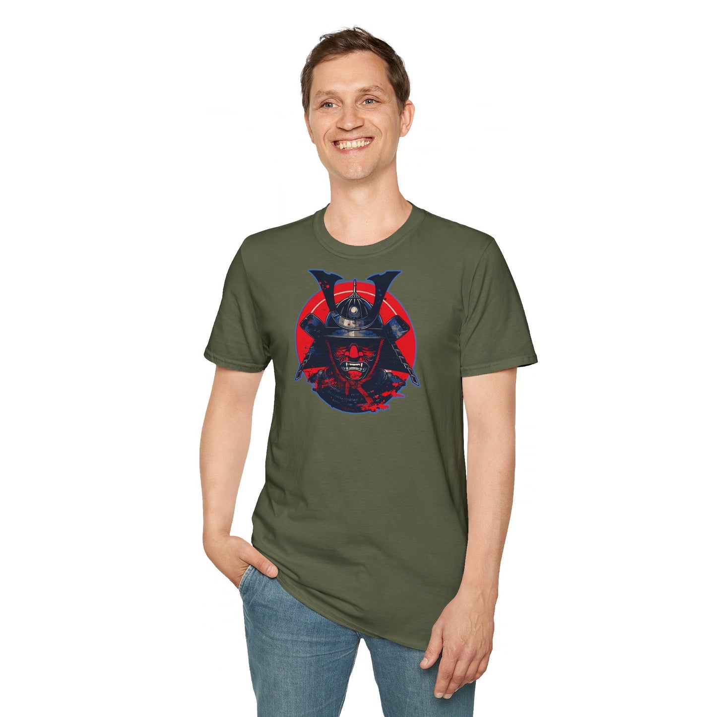 Samurai Warrior T-Shirt - Japanese Bushido Style Graphic Tee