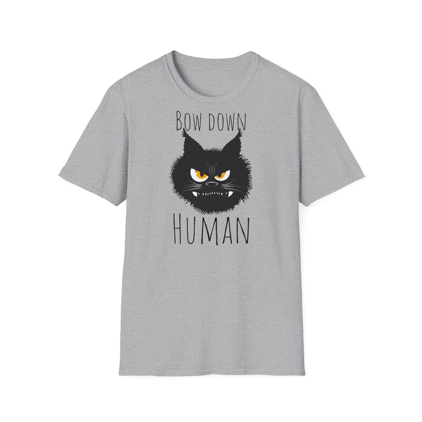 Bow Down Human Cat T-Shirt