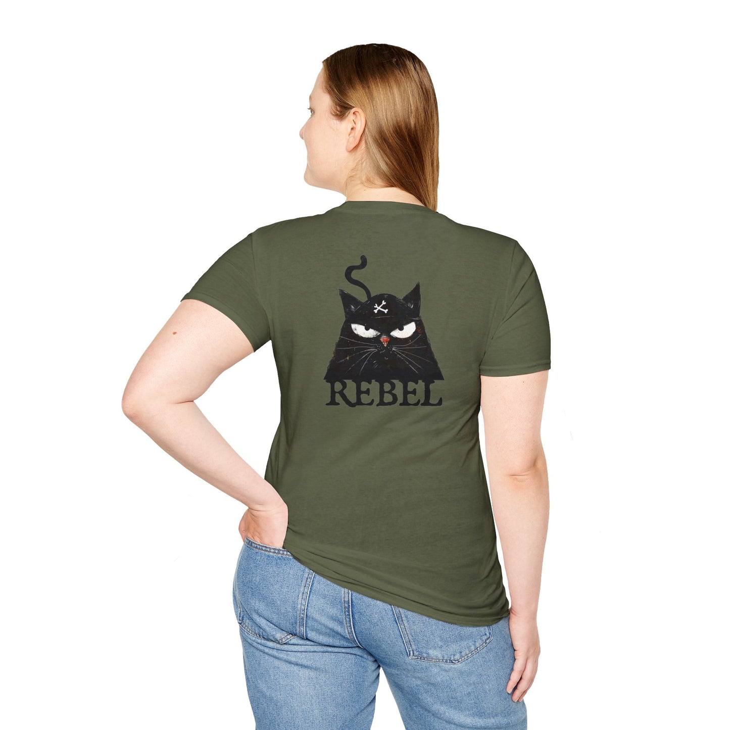 Rebel Cat T-Shirt - Express Your Individuality