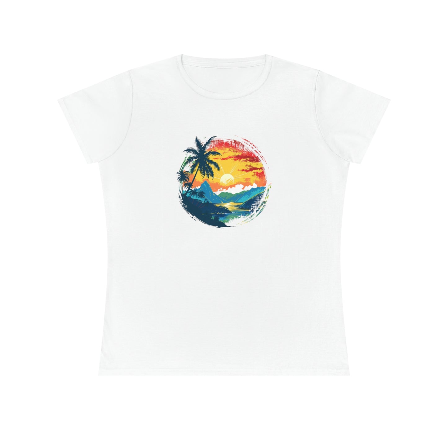 Stylish Tropical Themed T-Shirt: Perfect for Summer