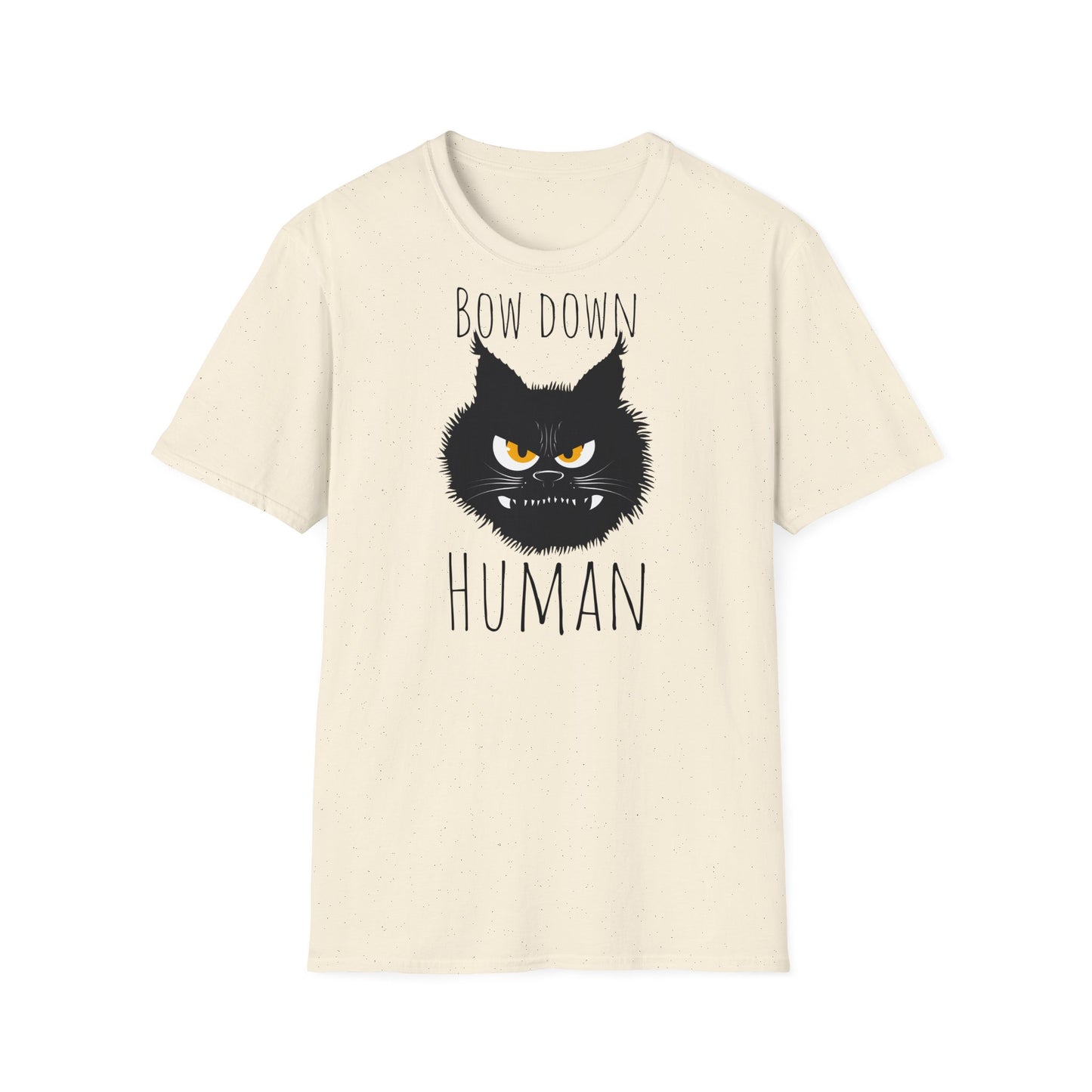 Bow Down Human Cat T-Shirt