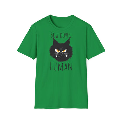 Bow Down Human Cat T-Shirt